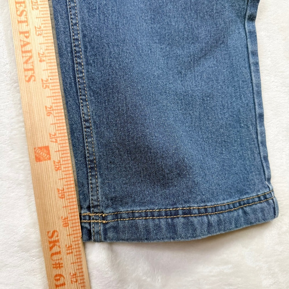 Smiths Workwear Mens Relaxed Fit Stretch Work Jeans Light Vintage Wash 38x32 - Picture 11 of 12